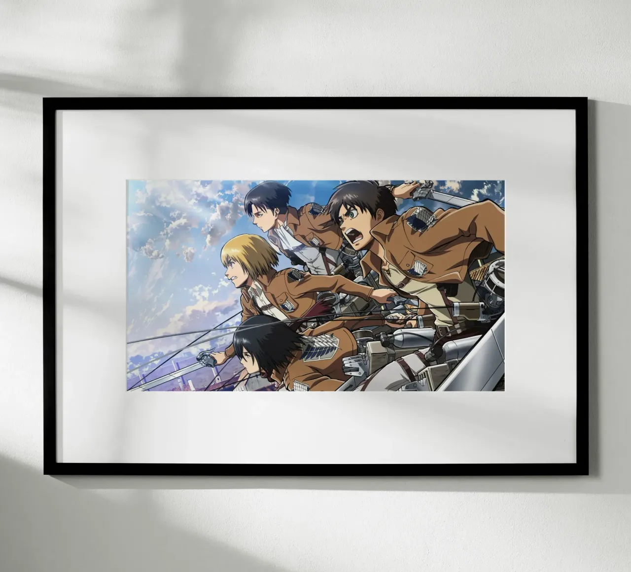 Levi eren poster con telaio in alluminio da mary shop