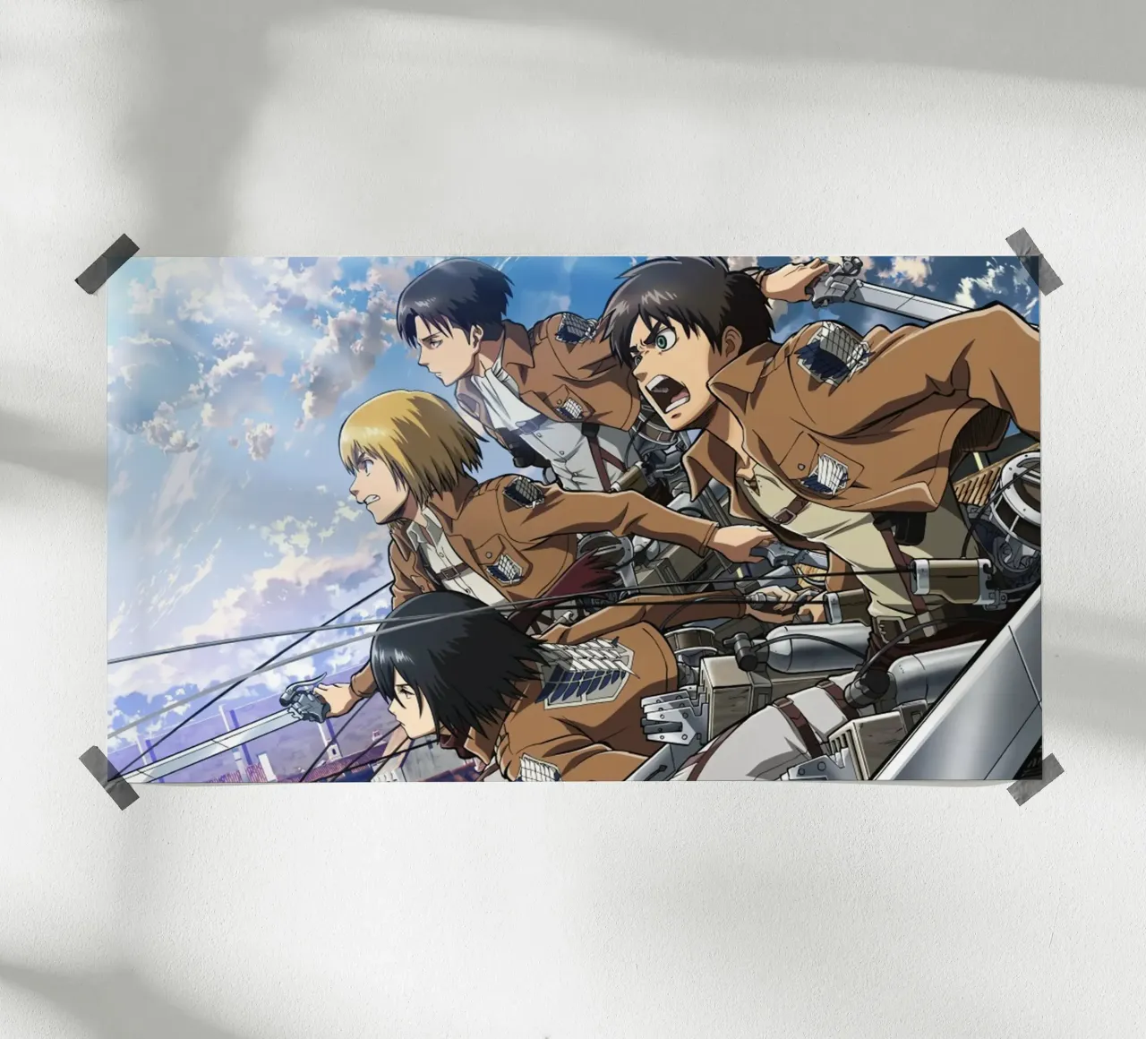 Levi eren poster con telaio in alluminio da mary shop