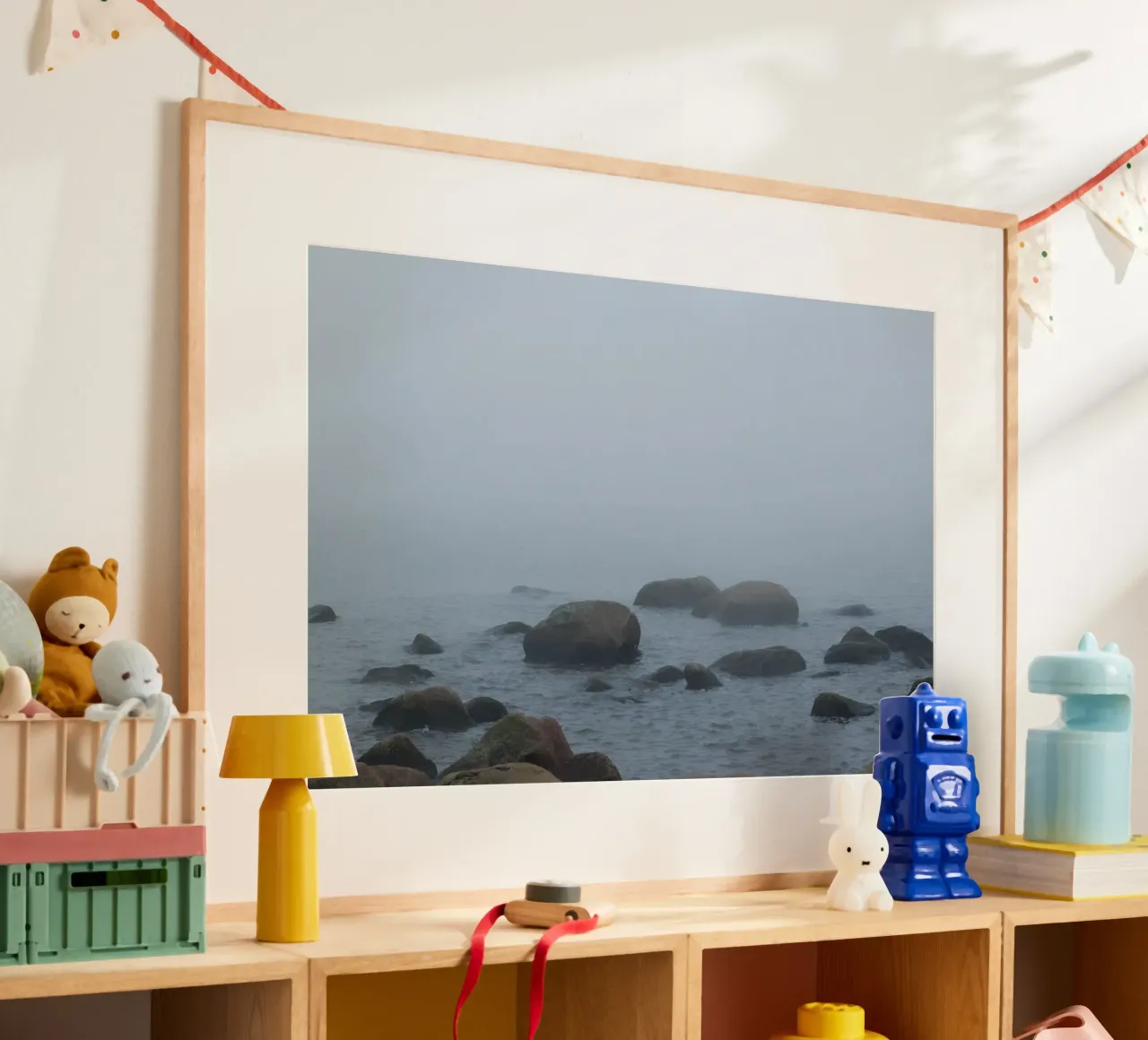 Foggy sea poster da Carol Maia
