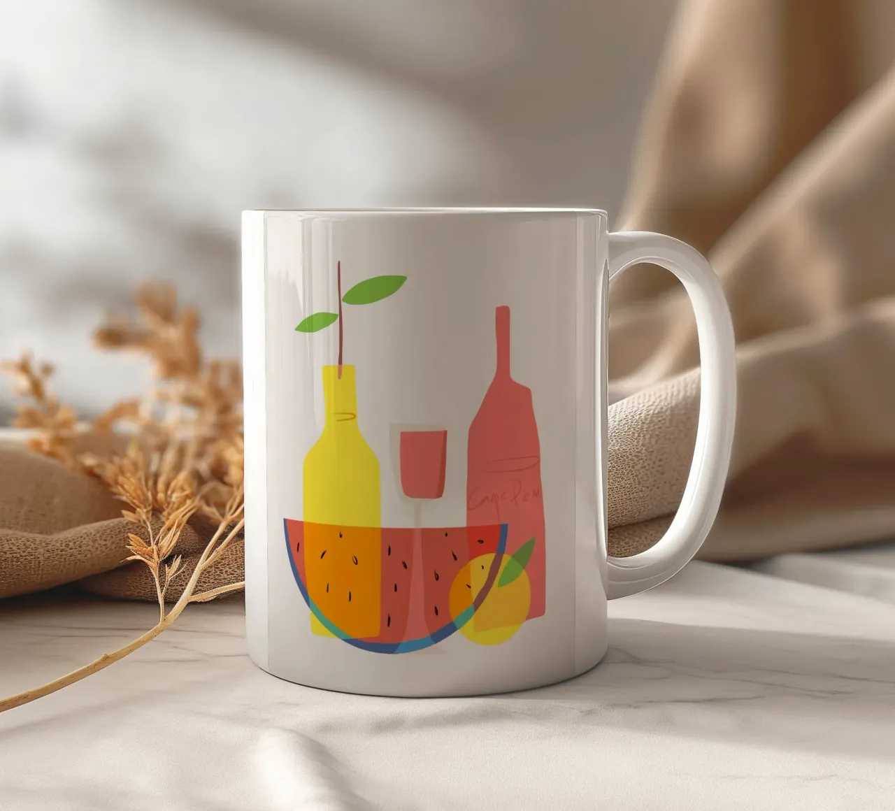 Melone e vino tazza in ceramica da Little Dean