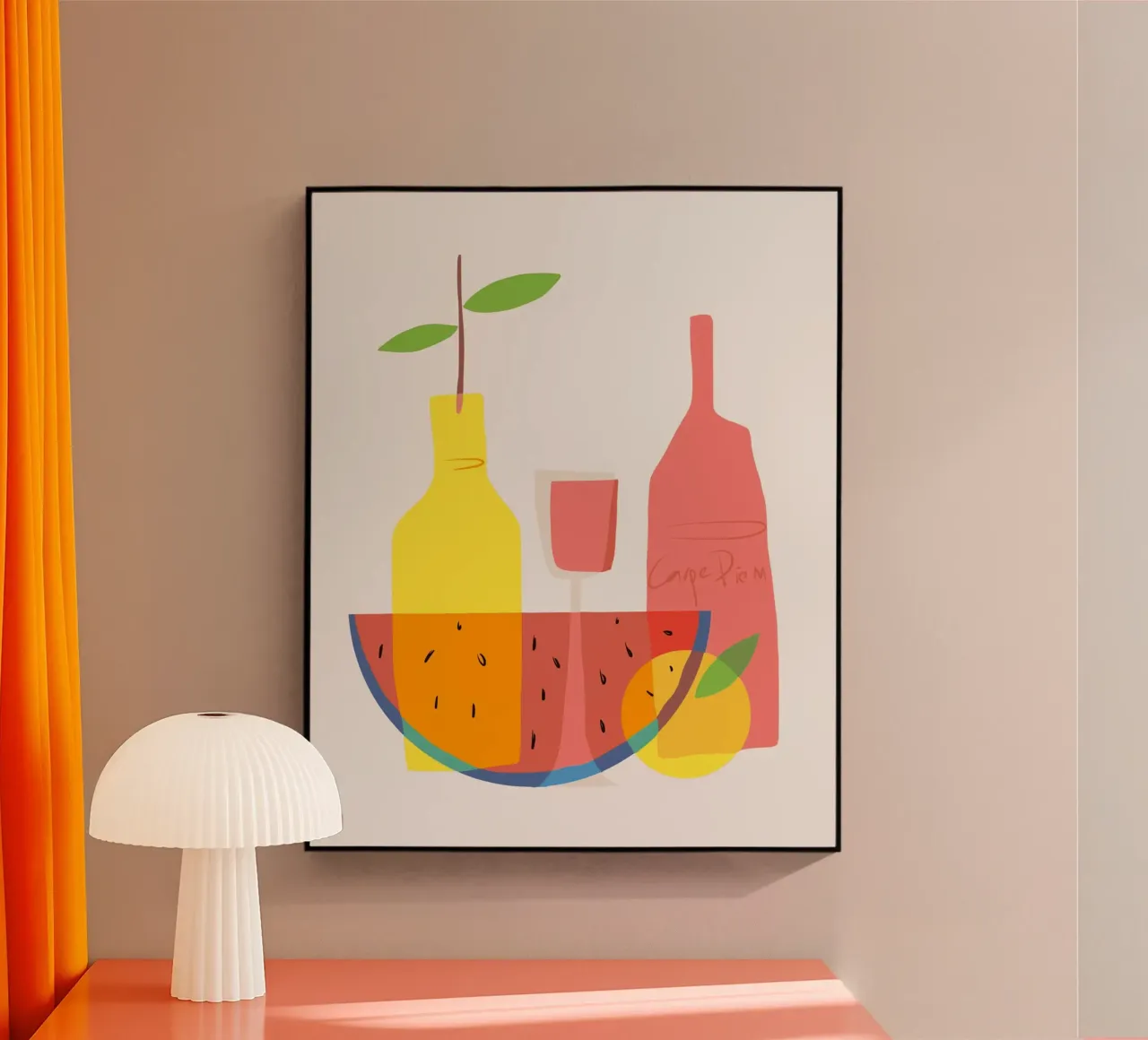 Melone e vino plexiglass da Little Dean