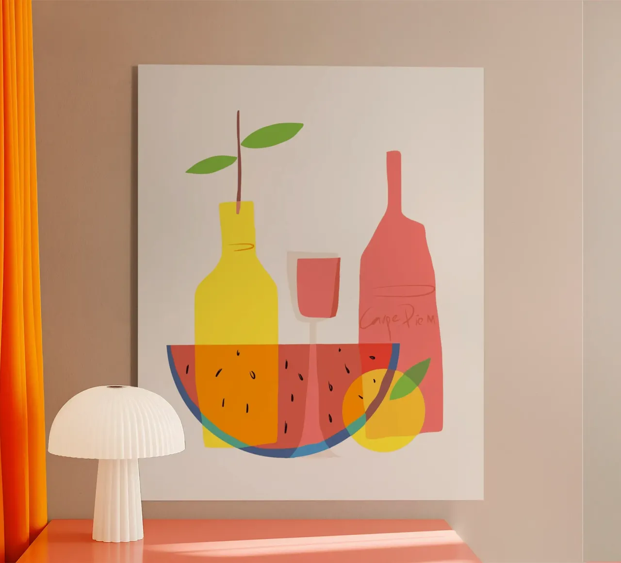 Melone e vino plexiglass da Little Dean