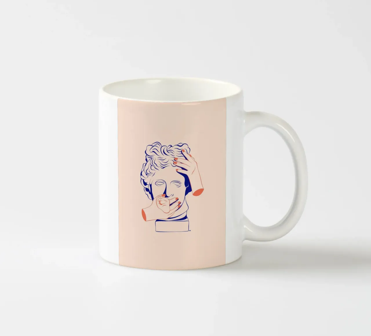 Statua tazza in ceramica da Lise.ya