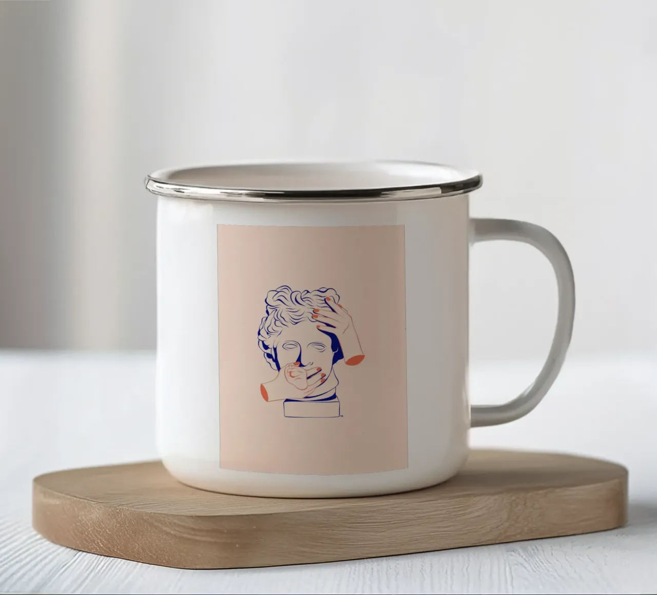 Statua tazza in smalto da Lise.ya