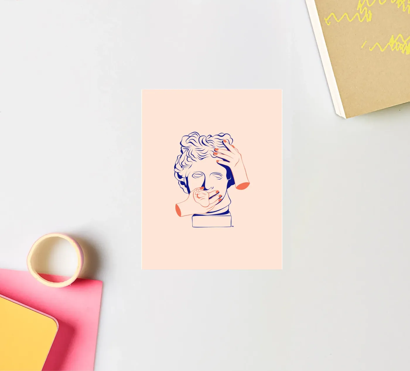 Standbeeld sticker van Lise.ya