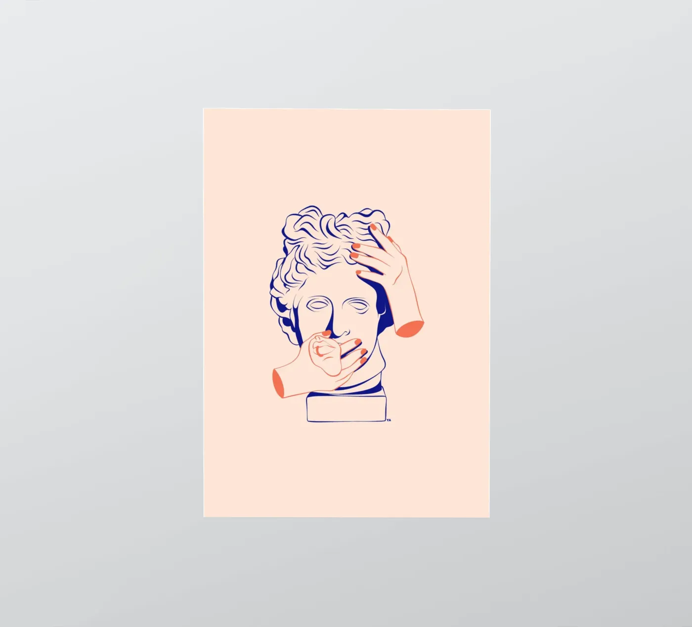Standbeeld sticker van Lise.ya