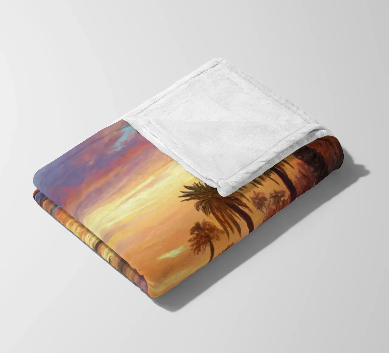 Oasi dell'ora d'oro: L'abbraccio di un fiume del deserto coperta in pile da Artistic-shop