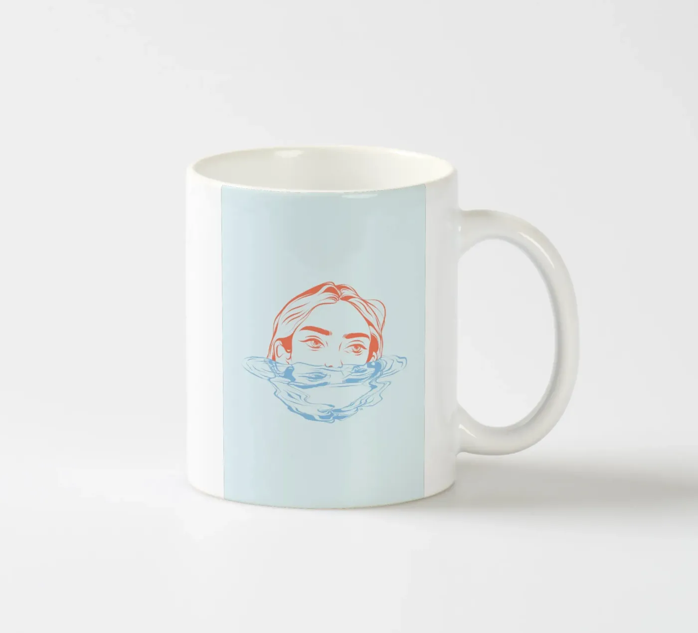 Double-sided ceramic mug by Lise.ya