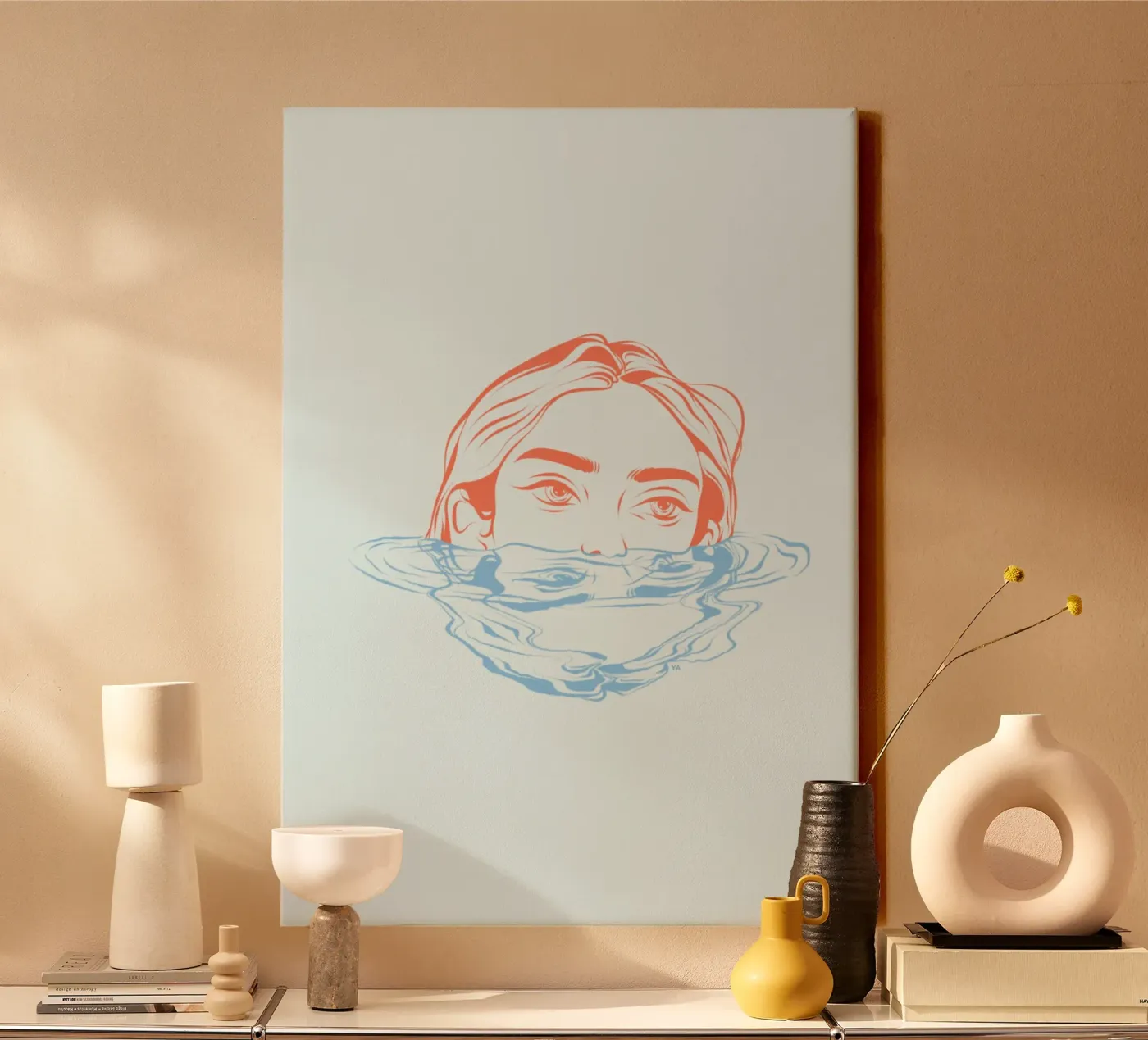 Double-sided tela da Lise.ya