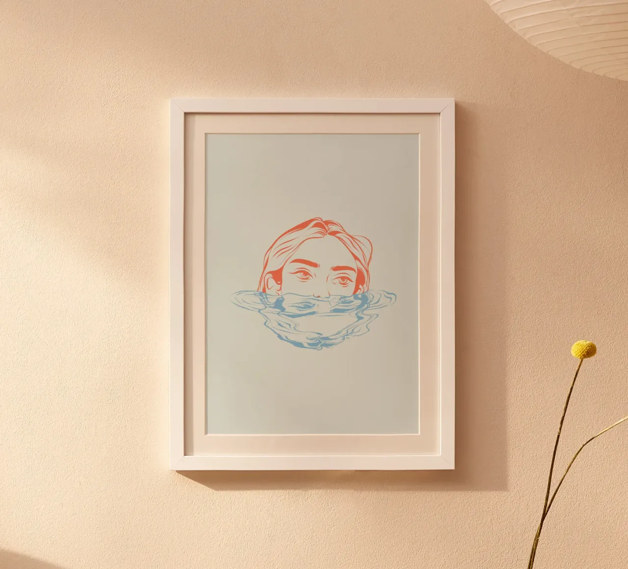 Doppio lato poster con telaio in legno da Lise.ya