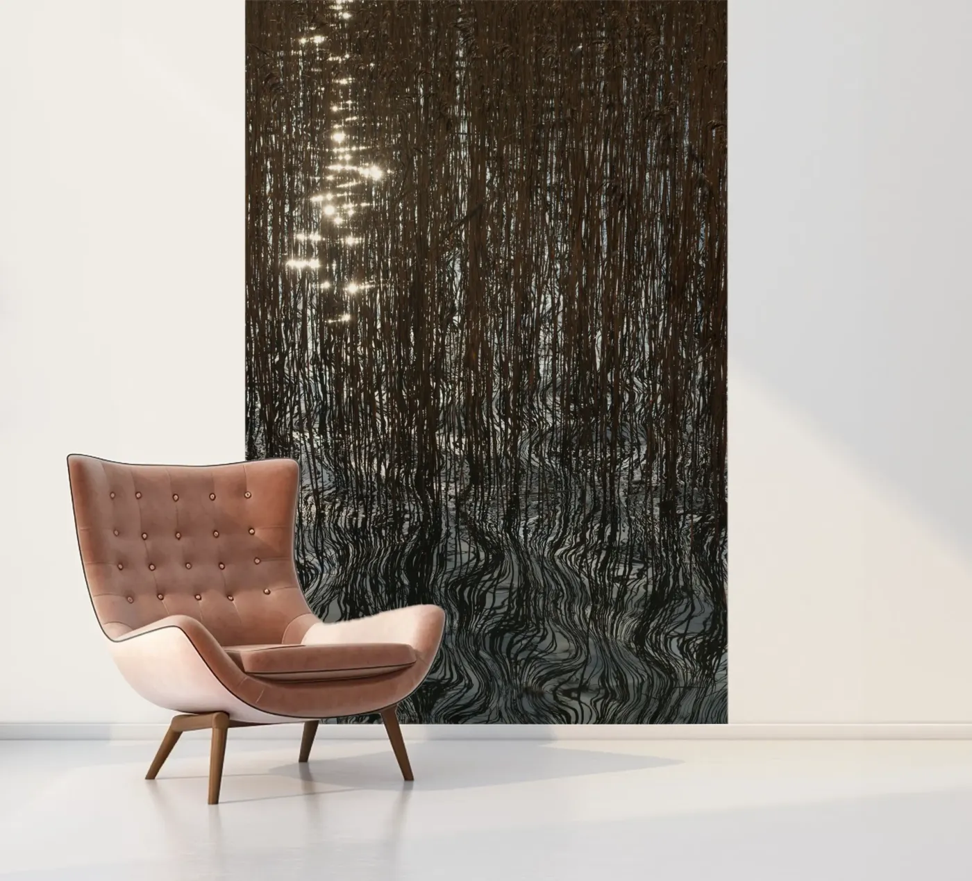 Distorted reflections fotobehang van Carol Maia