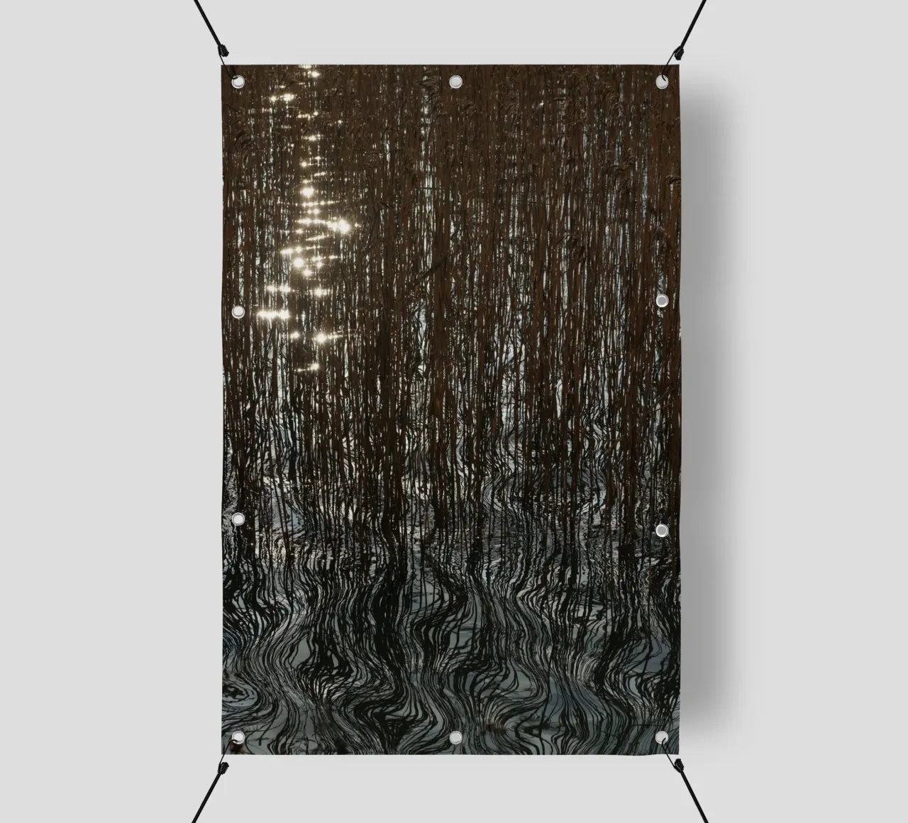 Distorted reflections telo in pvc da Carol Maia