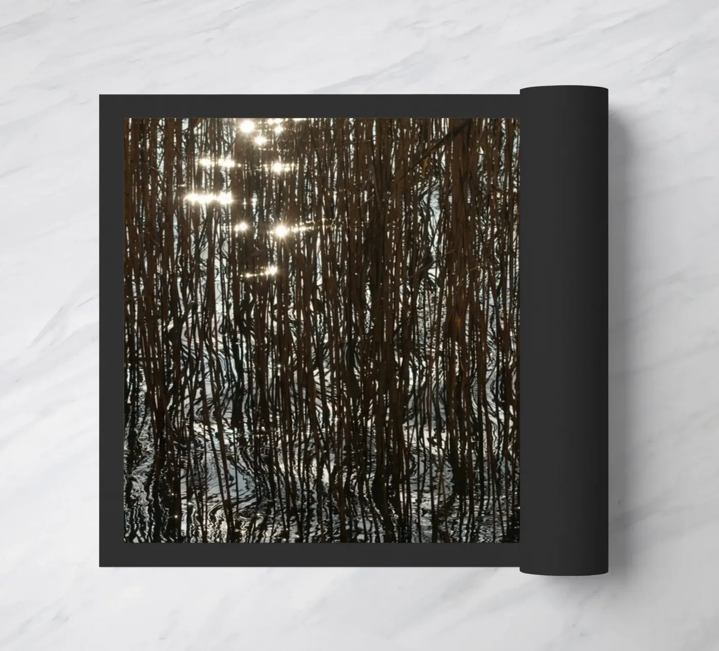 Distorted reflections doormat by Carol Maia