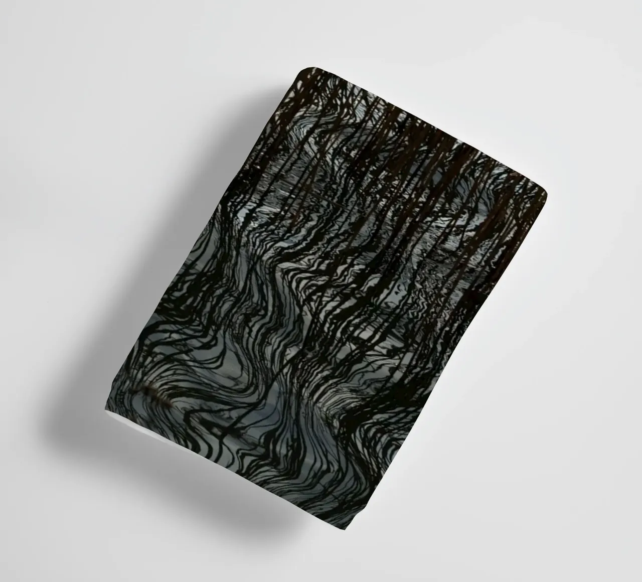 Distorted reflections towel by Carol Maia