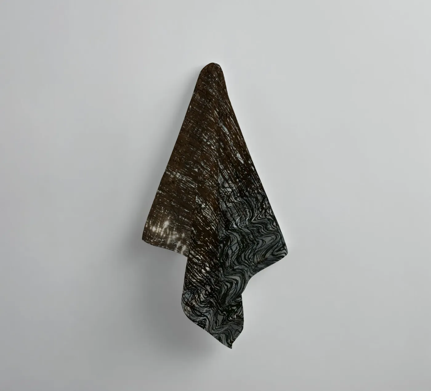 Distorted reflections towel by Carol Maia