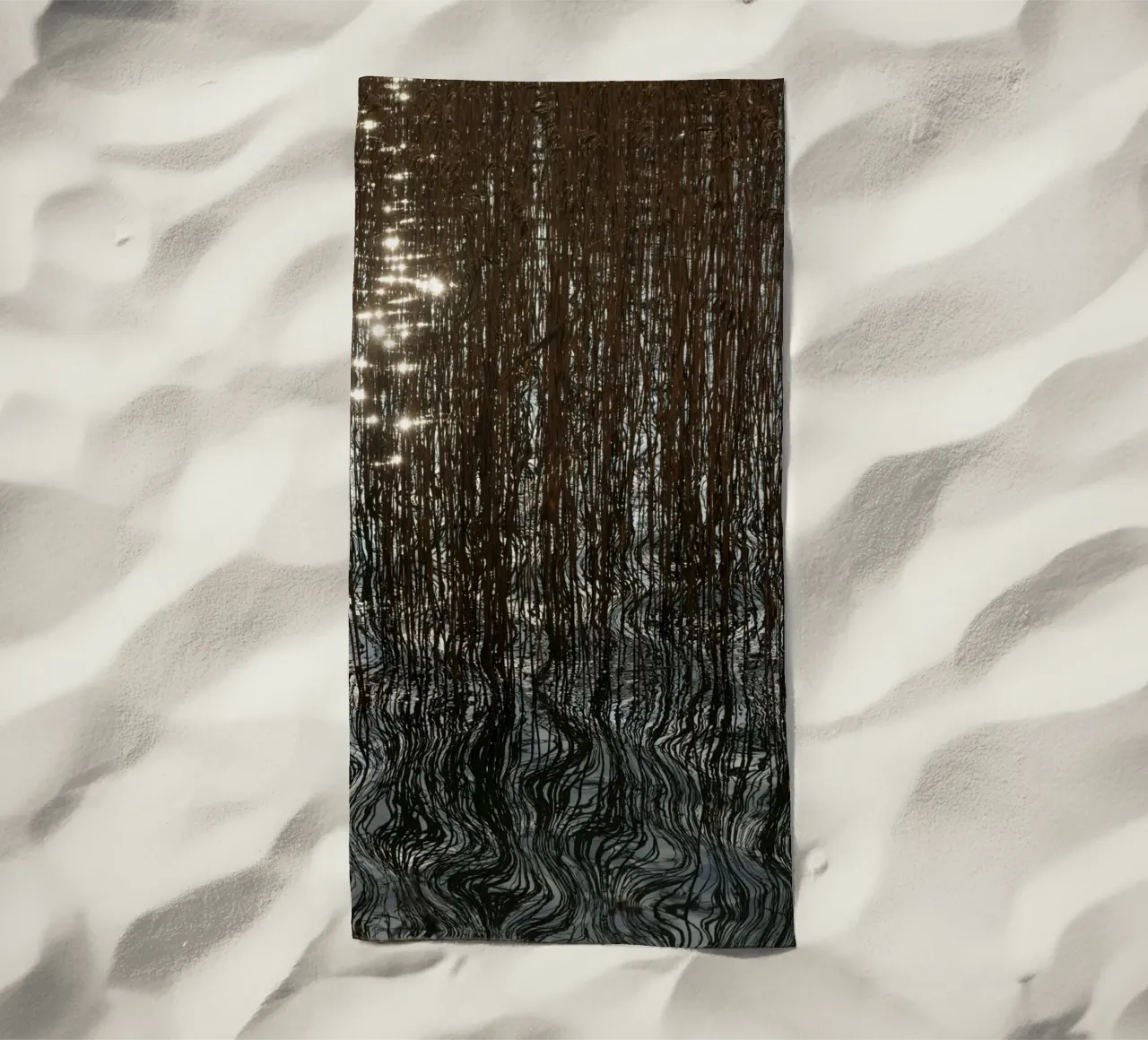 Distorted reflections telo mare da Carol Maia