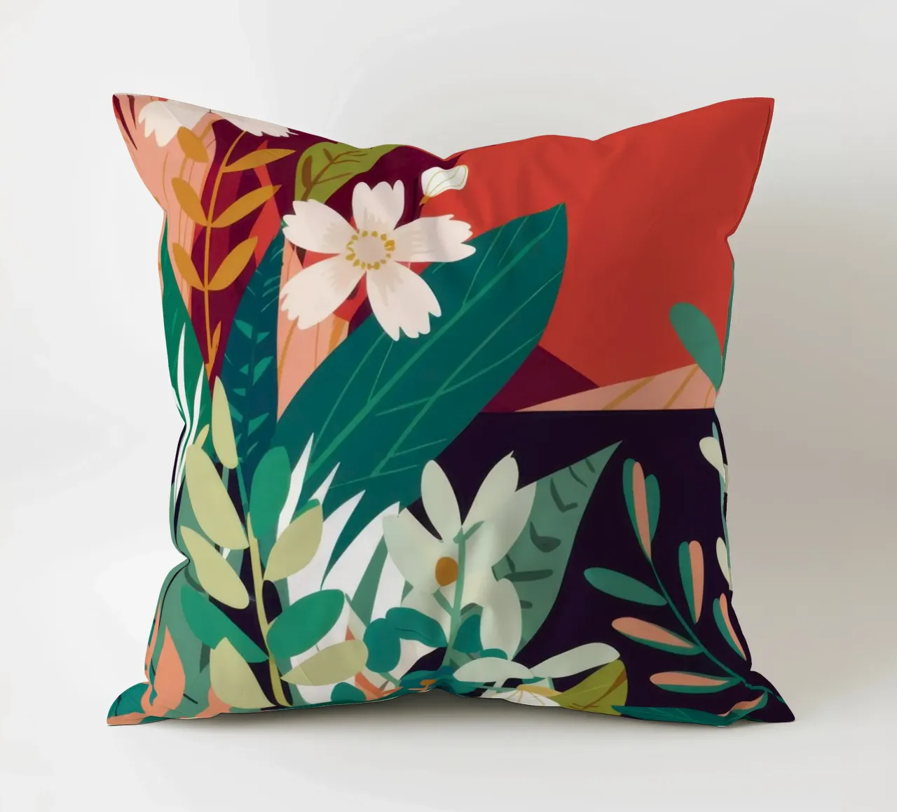 Fiore rosso Immobile cuscino da Frame Aura