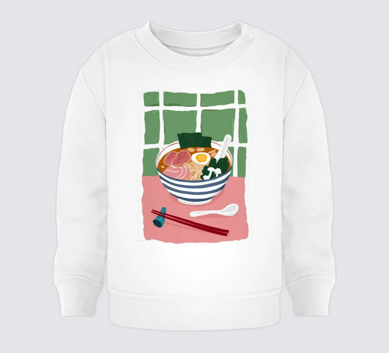 Delizia in tazza di ramen felpa neonato da Frame Aura