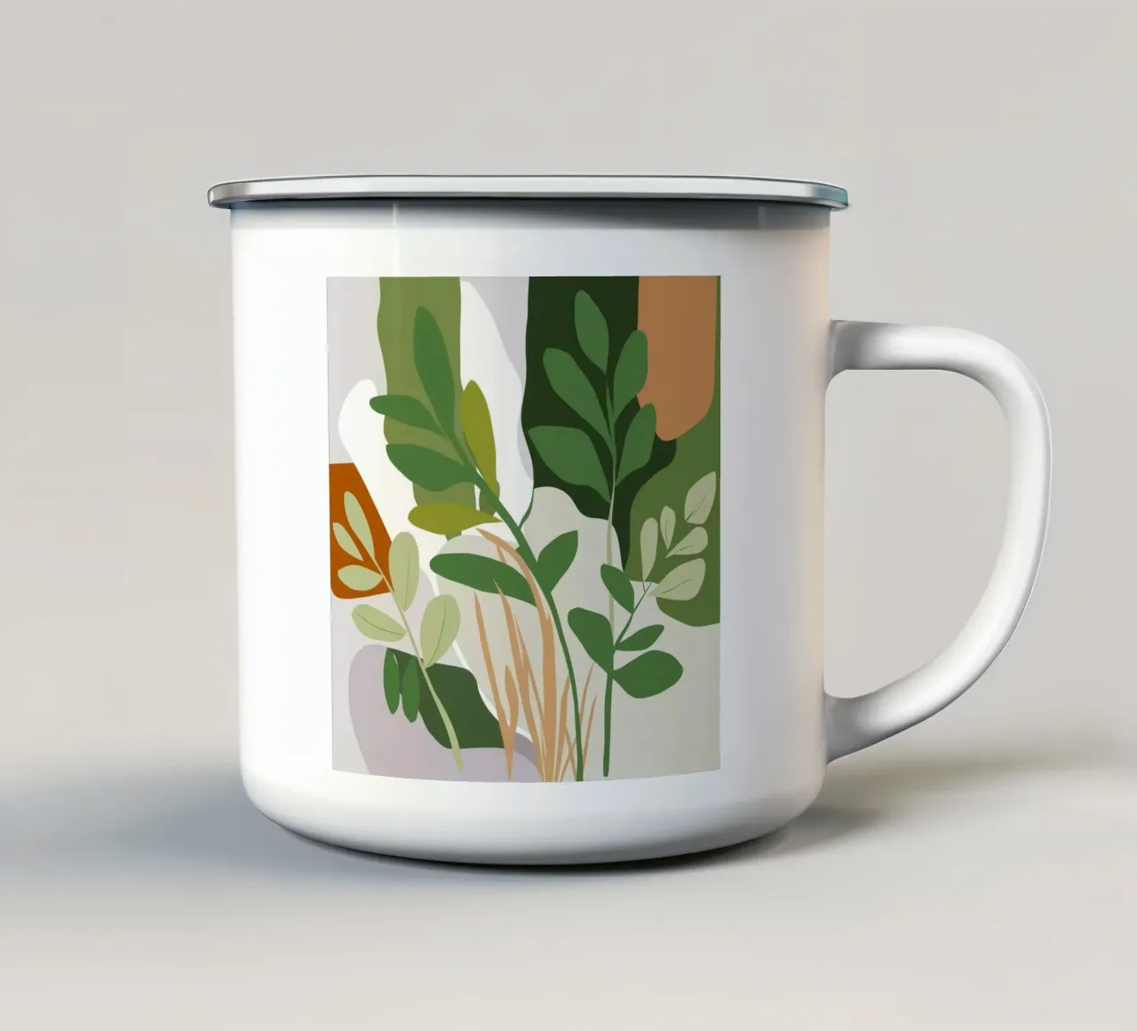 Vlindertuin Stilte emaille mok van Frame Aura