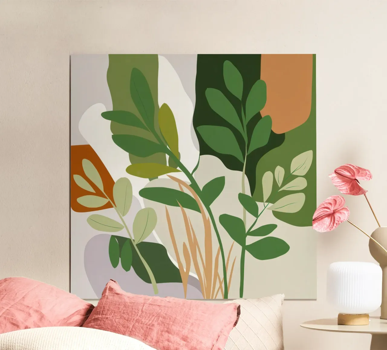 La quiete del giardino delle farfalle poster da Frame Aura