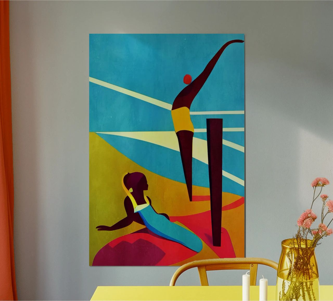 Martinique, Sur La Plage poster by Bo Anderson