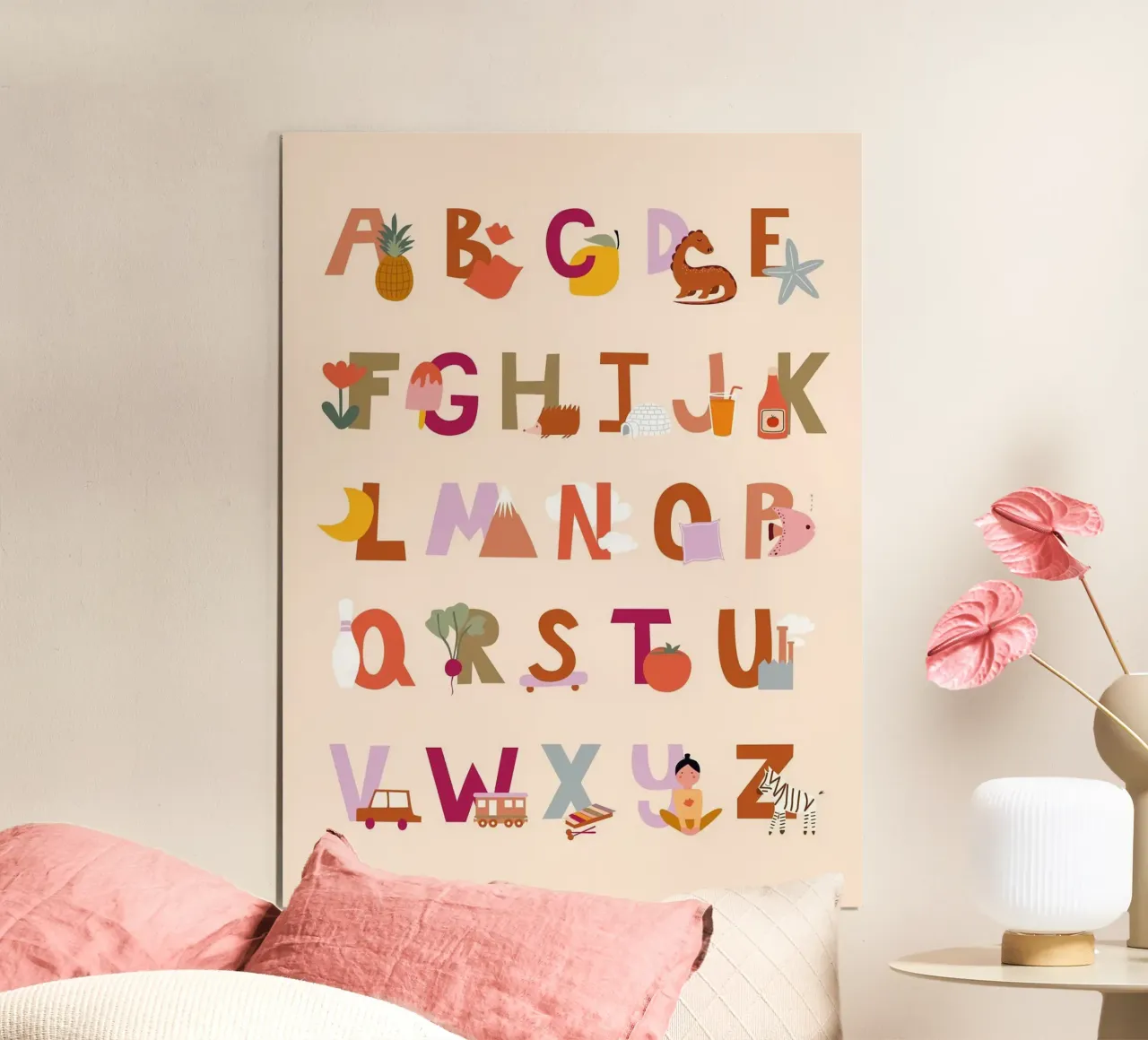 things symbolism alphabet poster da willife