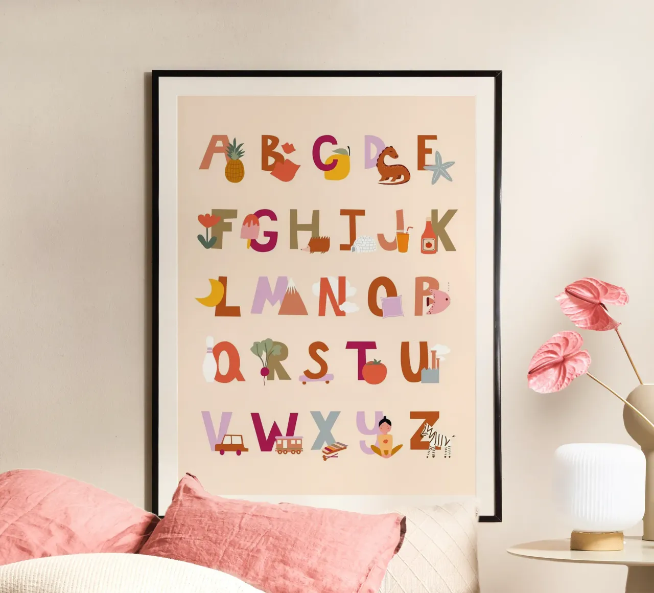 things symbolism alphabet poster da willife