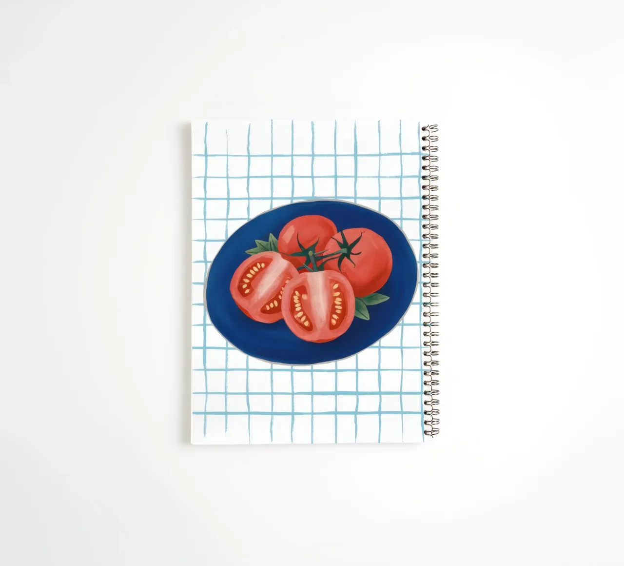 Tomate auf Riffelteller Ringbuch von Frame Aura