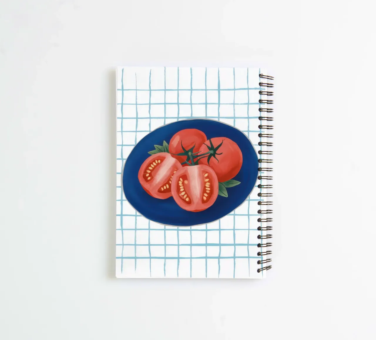 Tomate auf Riffelteller Ringbuch von Frame Aura