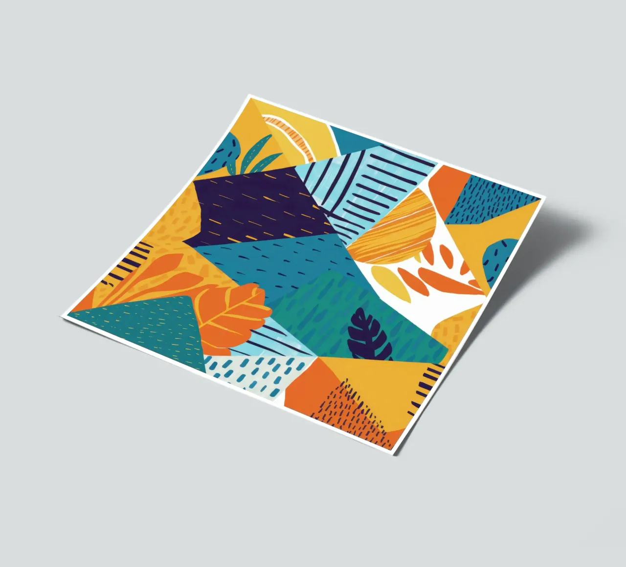 Geometric Shard Pattern sticker sheet by Frame Aura