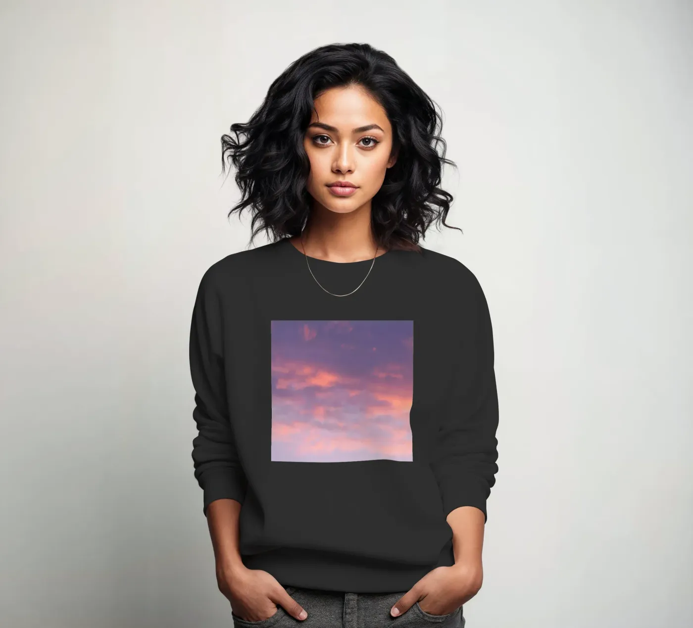 Sunset clouds Sweatshirt von Carol Maia