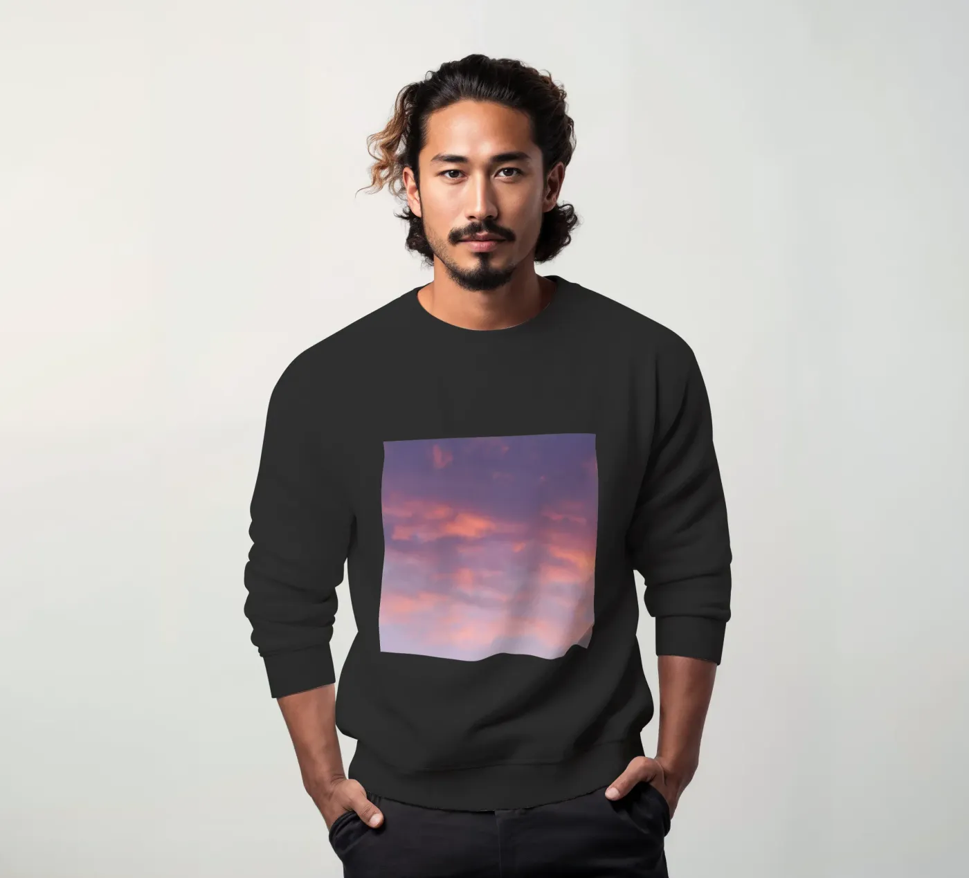 Sunset clouds Sweatshirt von Carol Maia