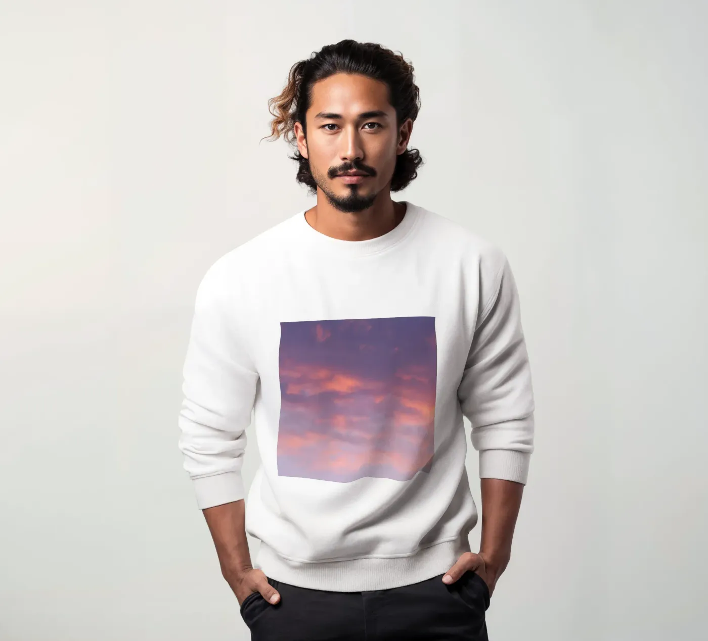 Sunset clouds Sweatshirt von Carol Maia