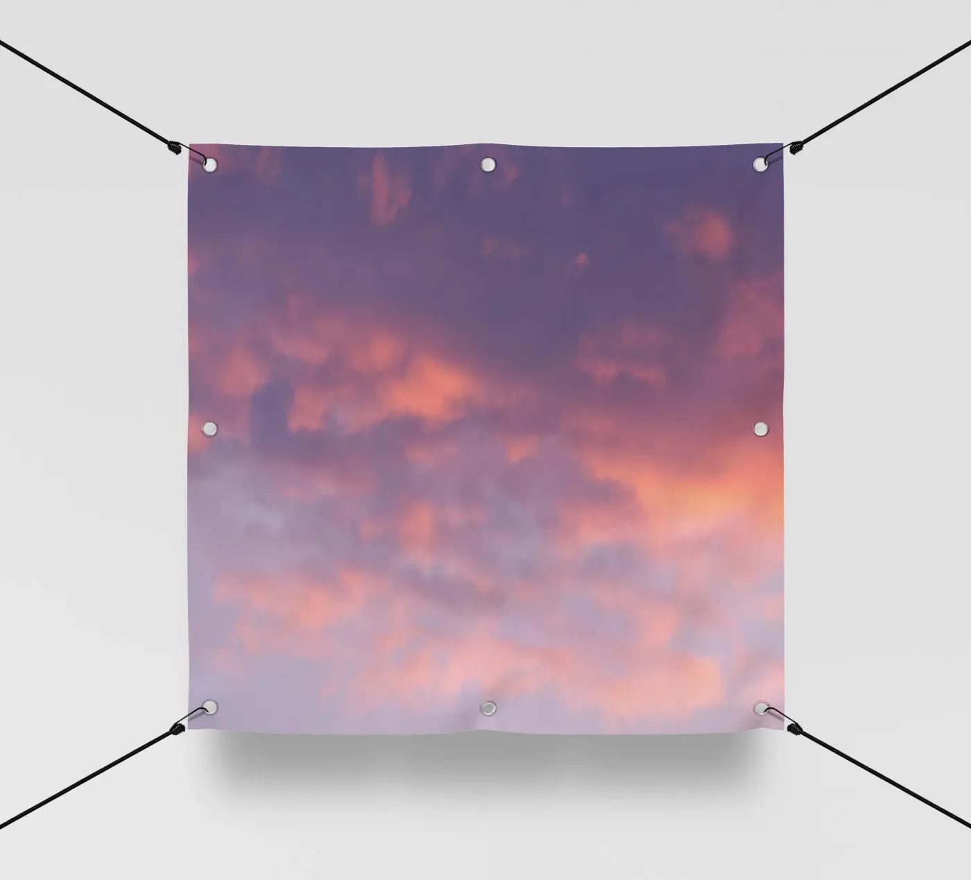 Sunset clouds PVC Plane von Carol Maia