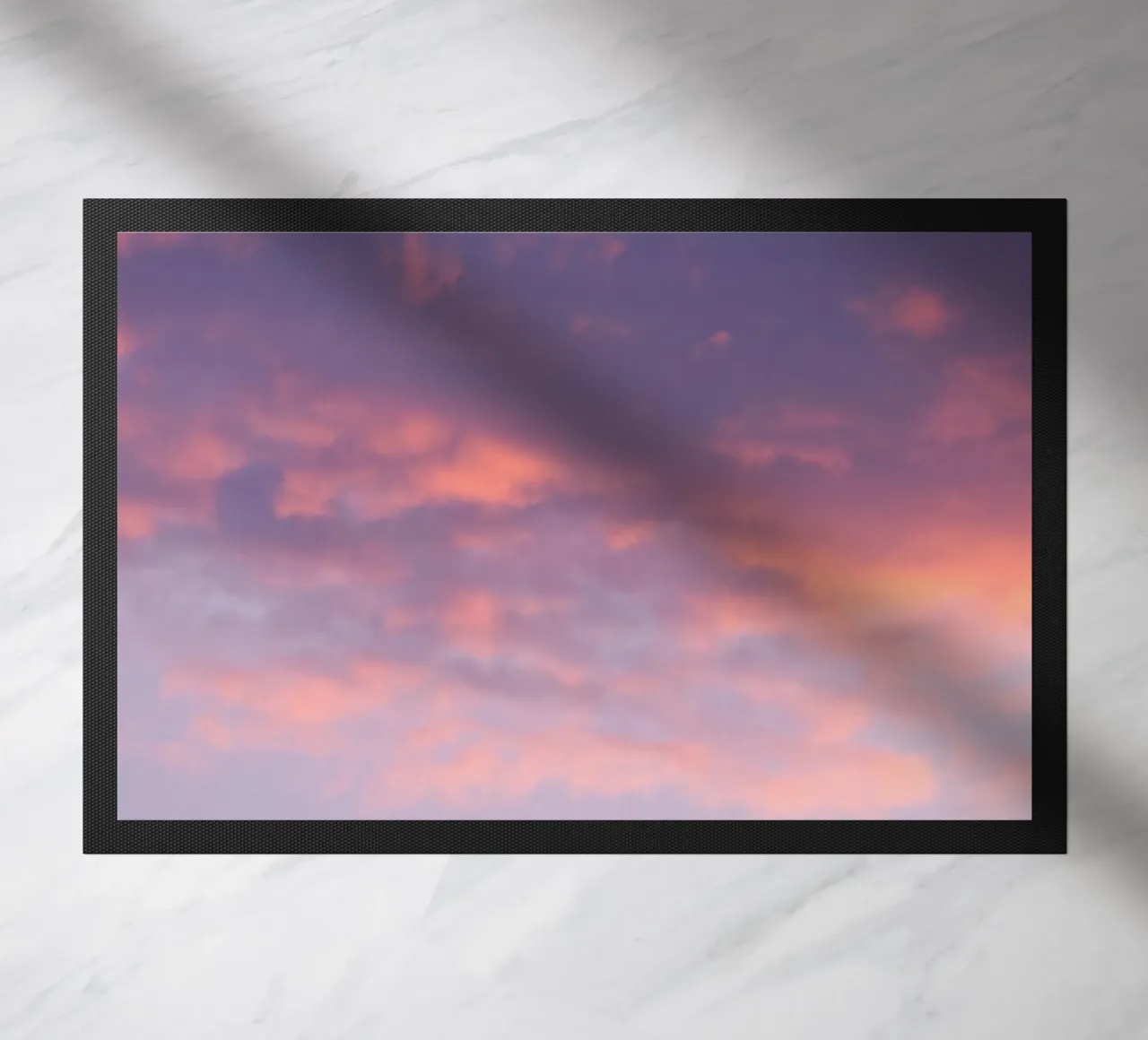 Sunset clouds deurmat van Carol Maia