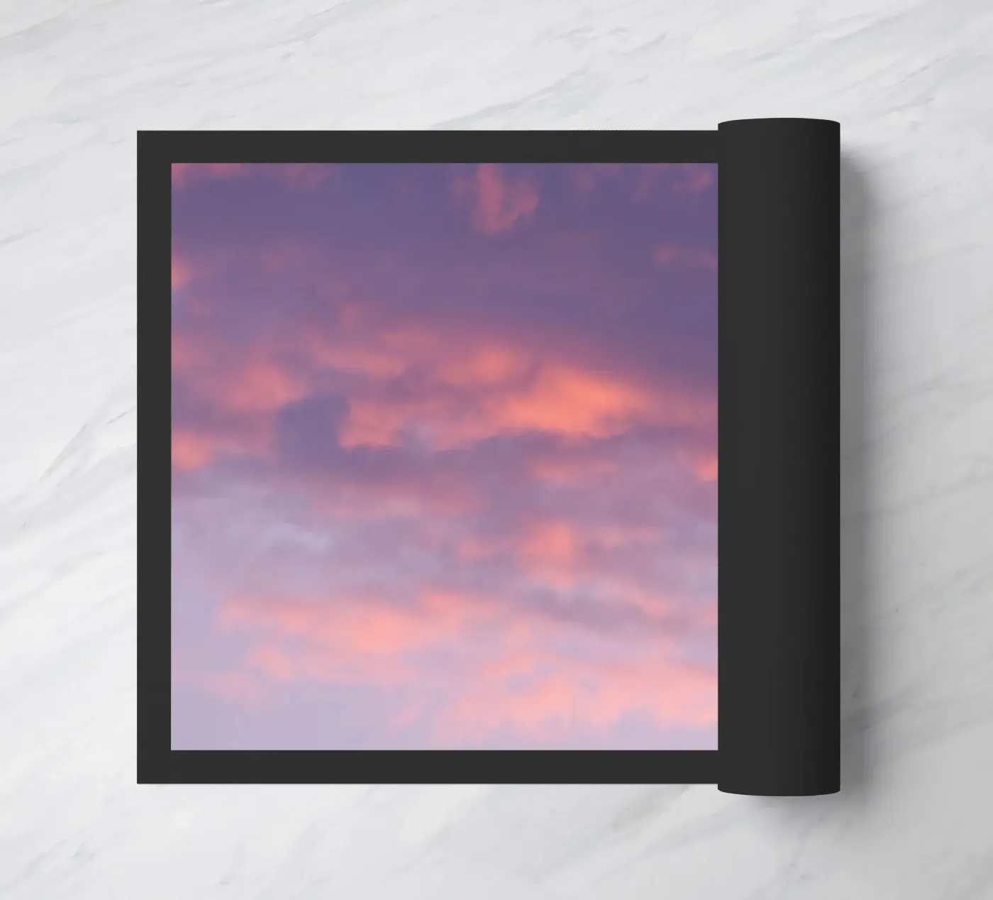 Sunset clouds deurmat van Carol Maia