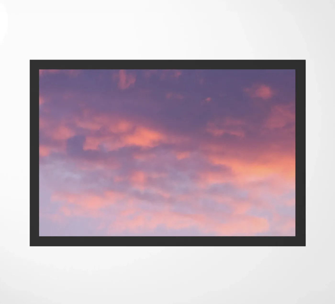 Sunset clouds deurmat van Carol Maia