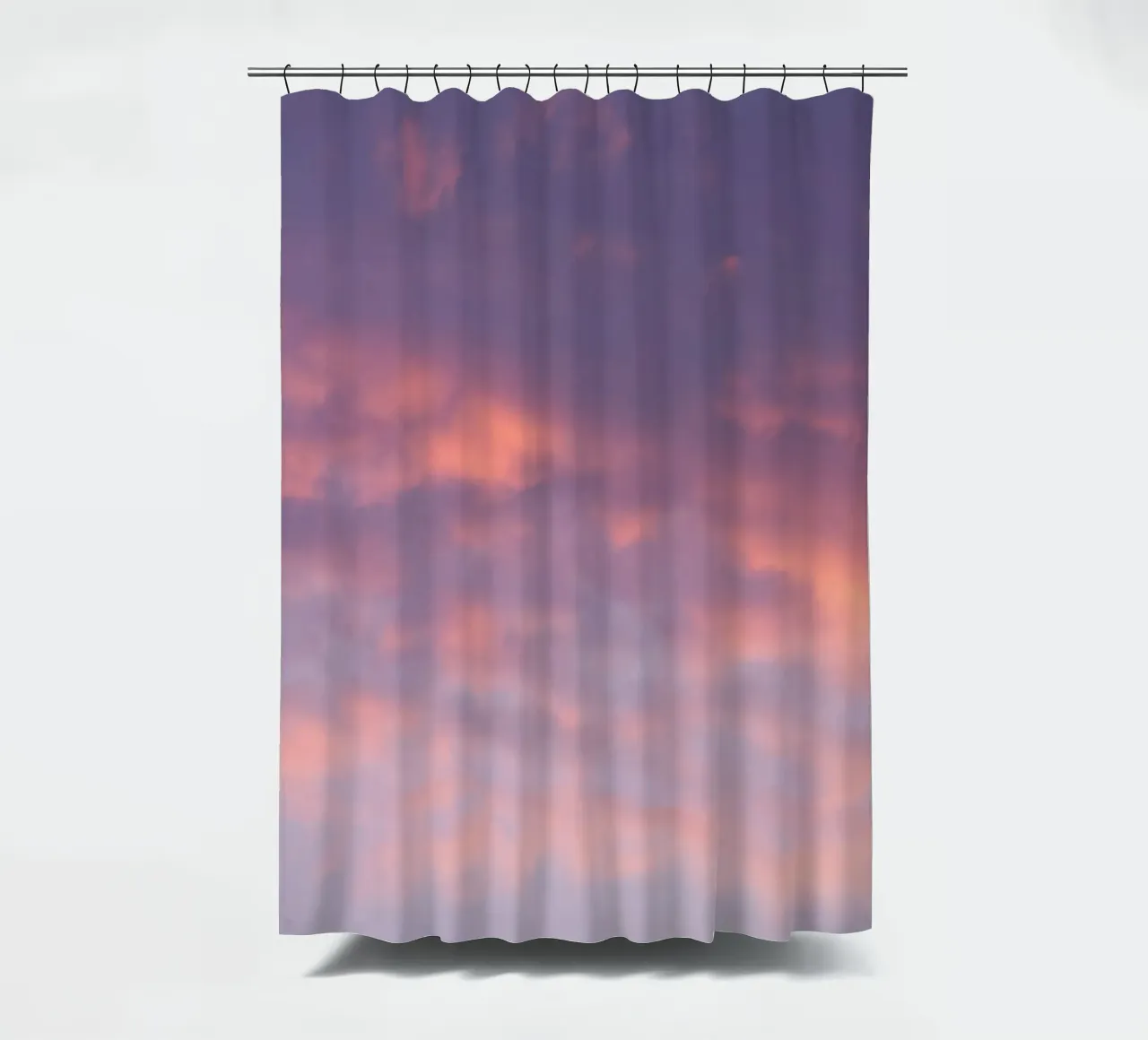 Sunset clouds Duschvorhang von Carol Maia