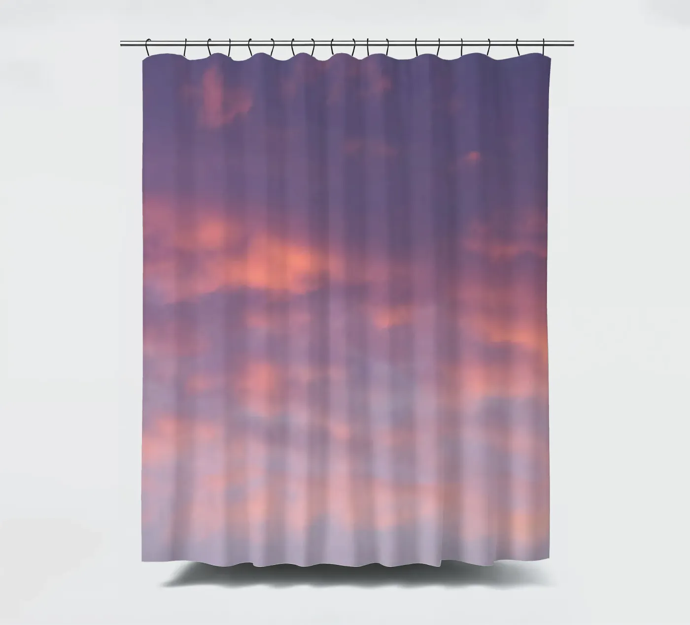 Sunset clouds Duschvorhang von Carol Maia