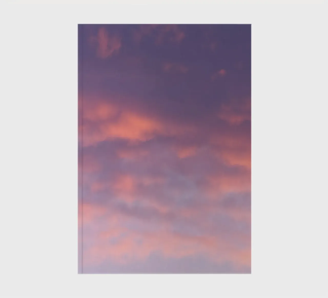 Sunset clouds notebook by Carol Maia