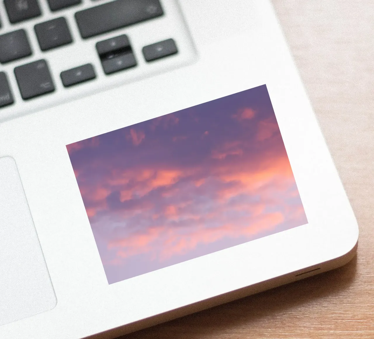 Sunset clouds sticker by Carol Maia