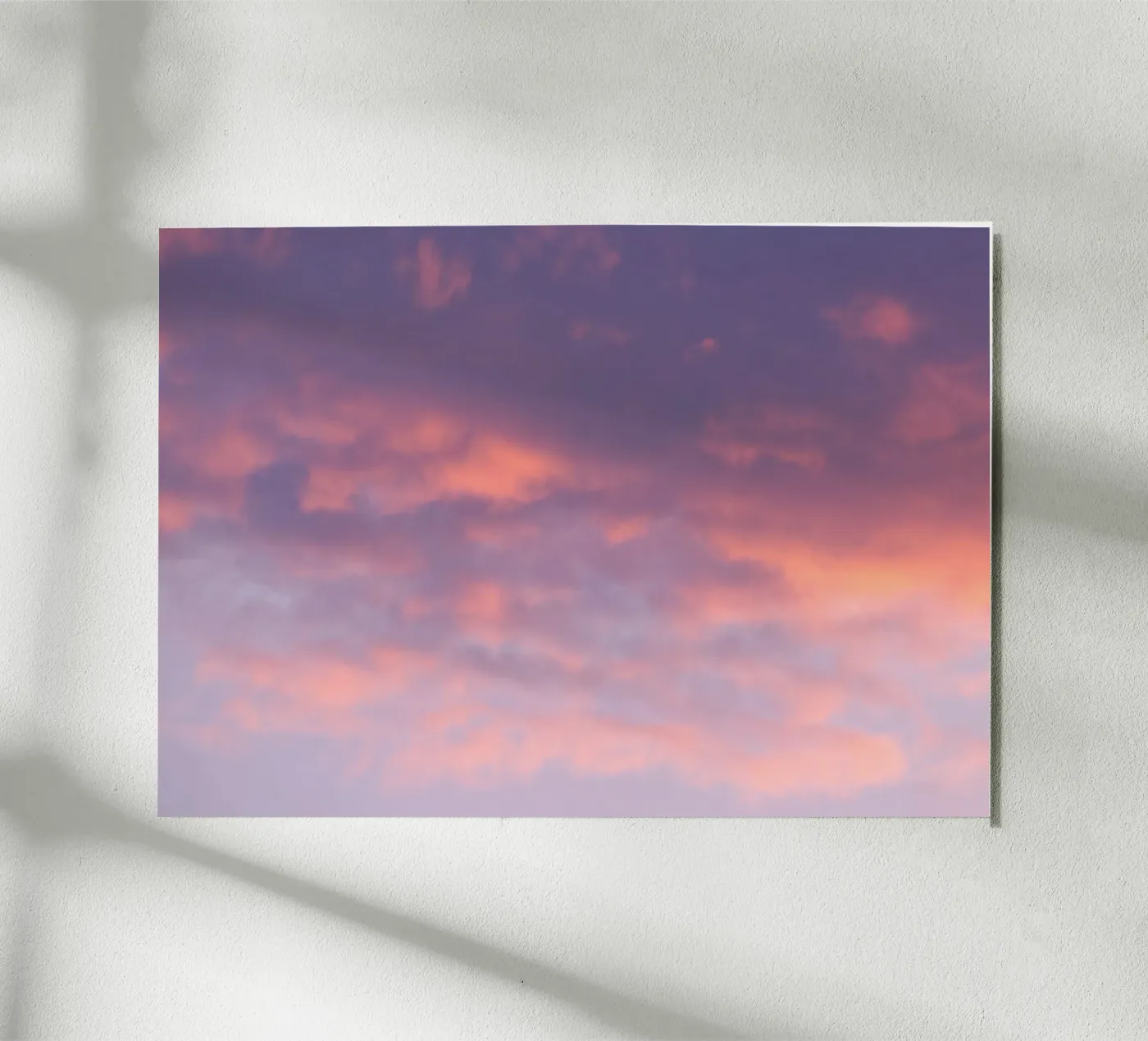 Sunset clouds Forex-Platte von Carol Maia