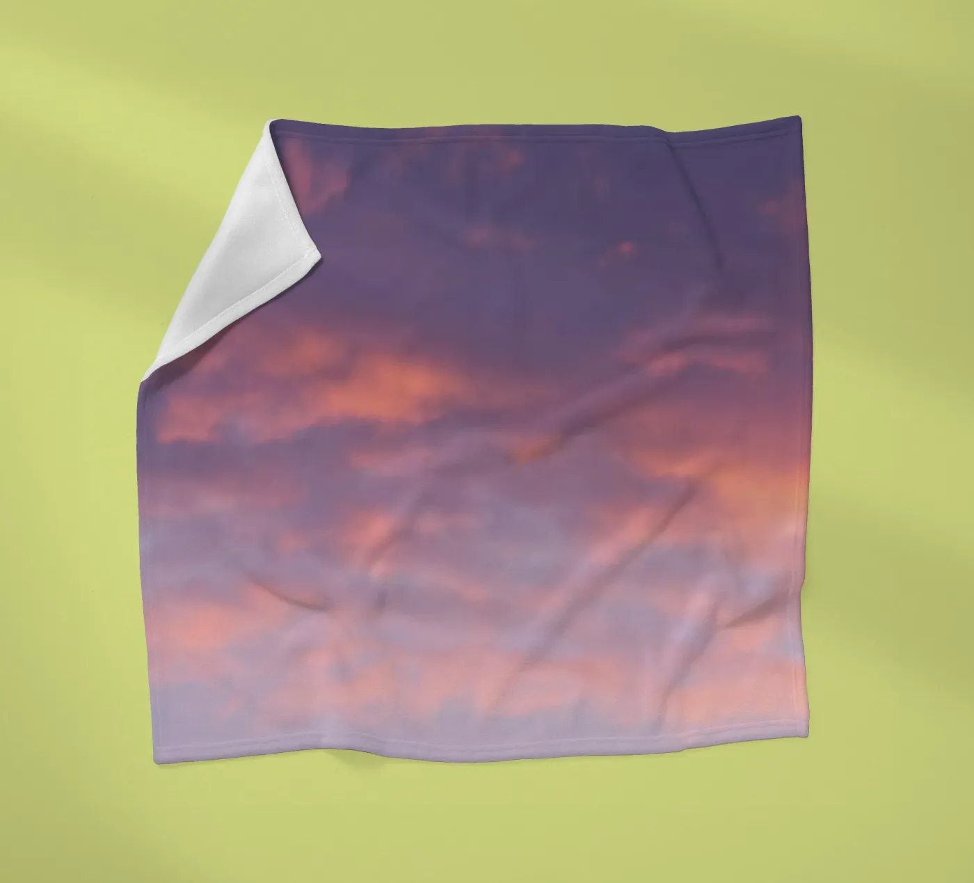 Sunset clouds fleecedeken van Carol Maia