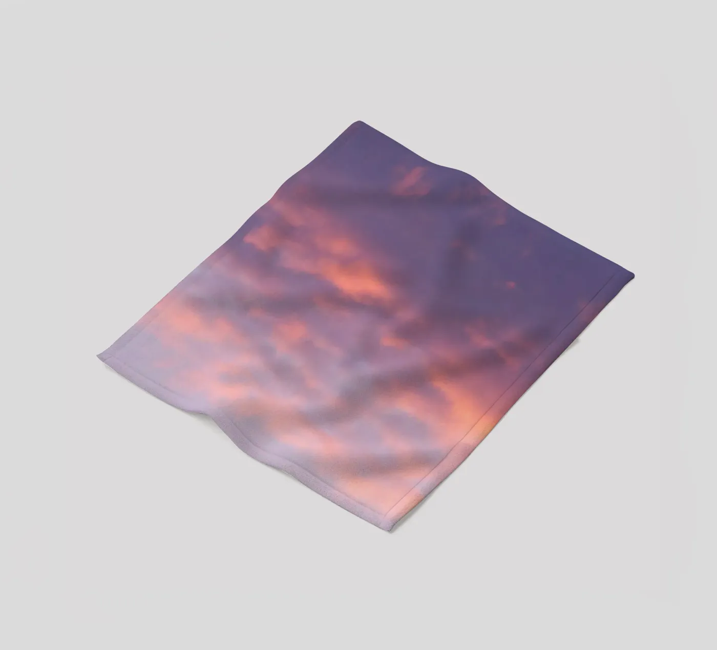 Sunset clouds fleecedeken van Carol Maia