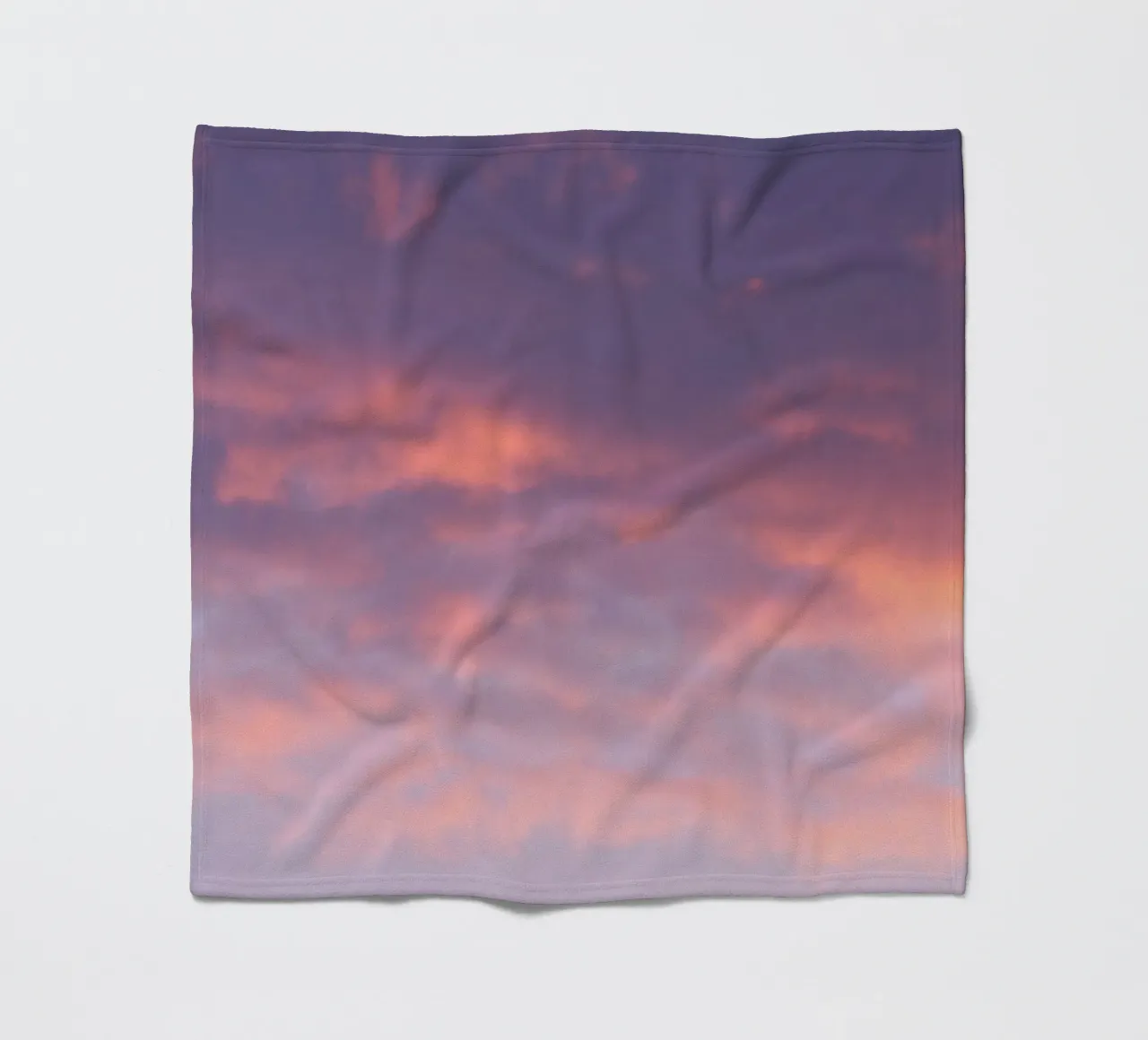 Sunset clouds Fleecedecke von Carol Maia