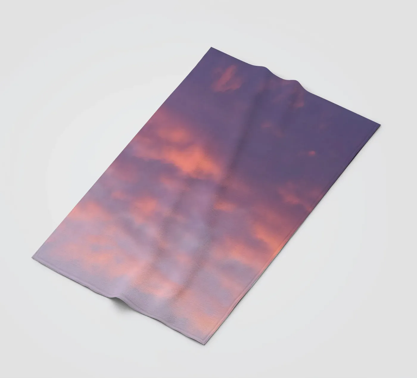 Sunset clouds fleecedeken van Carol Maia