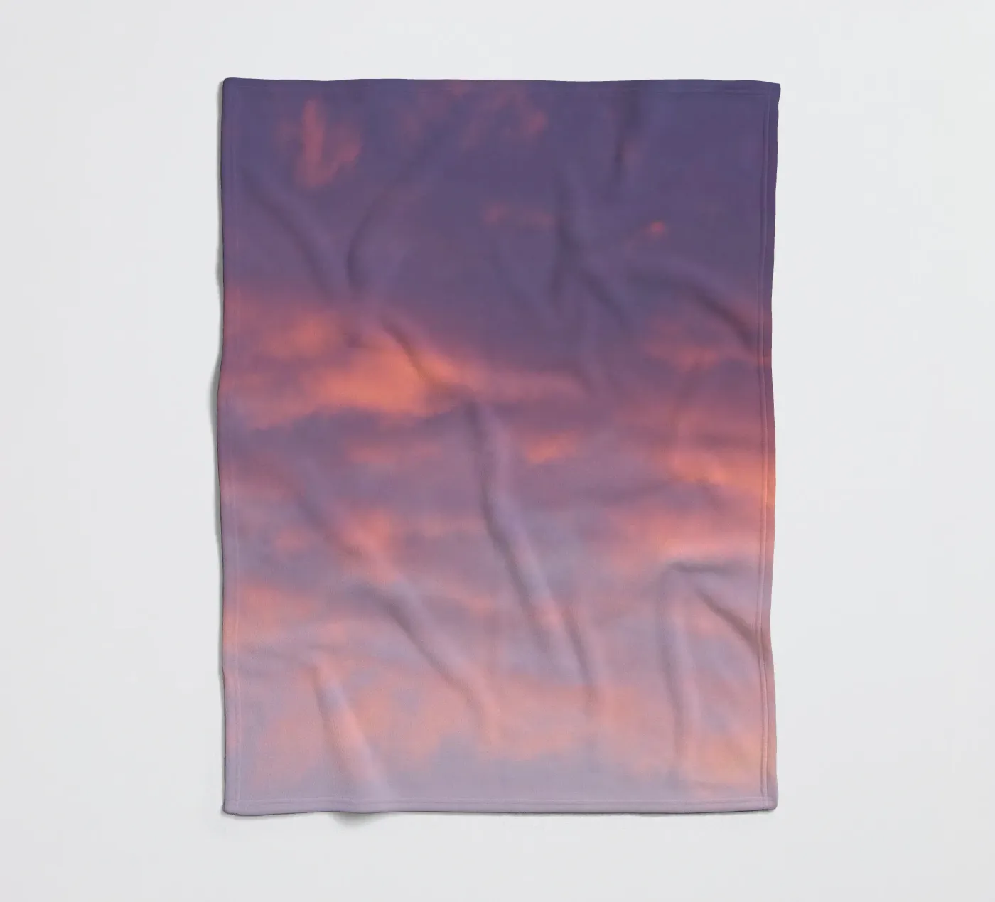 Sunset clouds fleecedeken van Carol Maia