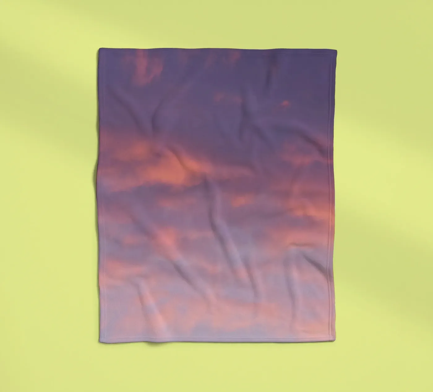 Sunset clouds fleecedeken van Carol Maia