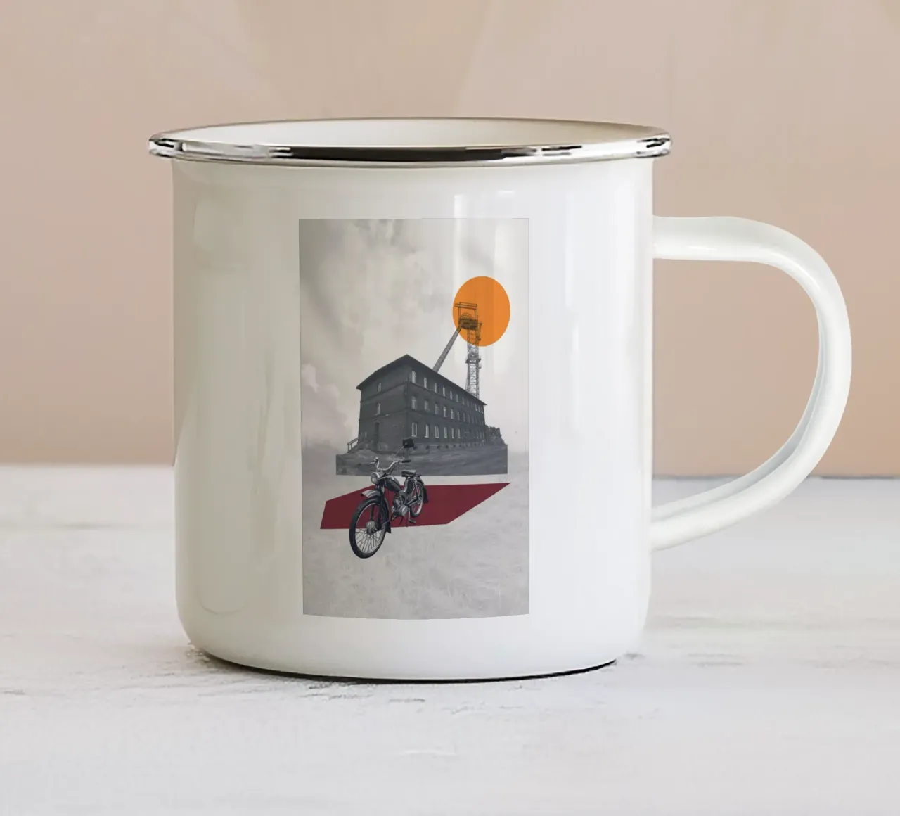 Slesia tazza in smalto da Dapidoka