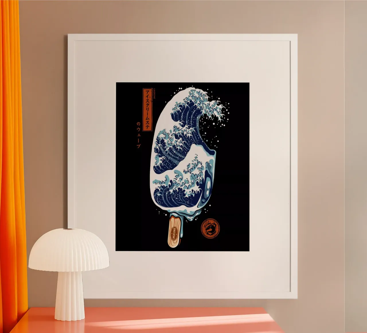 Gelato Grande Onda poster da LM2KONE
